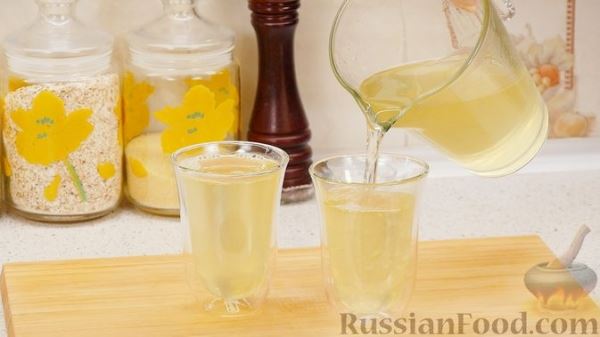 Лимонно-имбирный чай с мёдом